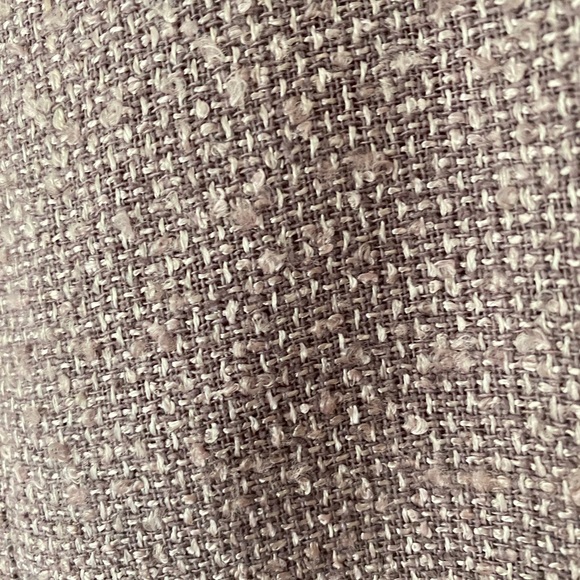 Jessica Ruffle silk blend blazer Jacket in tweed Pink Size 2 open Front 2-in-1 - Picture 9 of 12